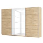 Zweefdeurkast Skøp Sonoma eikenhouten look/hoogglans wit - 360 x 236 cm - 3 deuren - Classic