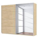 Schwebetürenschrank SKØP Eiche Sonoma Dekor / Spiegelglas - 270 x 222 cm - 2 Türen - Basic