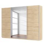 Zweefdeurkast Skøp Sonoma eikenhouten look/spiegel - 315 x 236 cm - 3 deuren - Premium