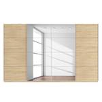 Schwebetürenschrank SKØP Eiche Sonoma Dekor / Spiegelglas - 360 x 222 cm - 4 Türen - Classic