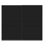 Schwebetürenschrank SKØP Graphit / Mattglas Schwarz - 270 x 236 cm - 2 Türen - Premium