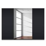 Schwebetürenschrank SKØP Graphit / Mattglas Schwarz Grauspiegel - 315 x 236 cm - 3 Türen - Premium