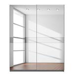 Schwebetürenschrank SKØP Graphit / Spiegelglas Grauspiegel - 181 x 222 cm - 2 Türen - Basic