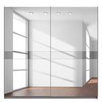 Schwebetürenschrank SKØP Graphit / Spiegelglas / Grauspiegel - 225 x 222 cm - 2 Türen - Basic