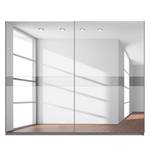 Schwebetürenschrank SKØP Graphit / Spiegelglas Grauspiegel - 270 x 222 cm - 2 Türen - Basic