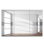 Schwebetürenschrank SKØP Graphit / Spiegelglas Grauspiegel - 360 x 236 cm - 3 Türen - Basic