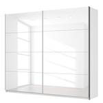 Schwebetürenschrank SKØP Hochglanz Weiß / Alpinweiß - 270 x 236 cm - 2 Türen - Basic