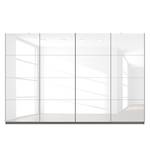 Schwebetürenschrank SKØP Hochglanz Weiß / Graphit - 360 x 236 cm - 4 Türen - Classic