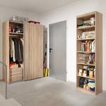 Armoire portes coulissantes Soft Smart 2 Imitation chêne - Largeur : 120 cm