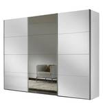 Armoire Four You XVII Portes coulissantes - Blanc polaire / Verre noir