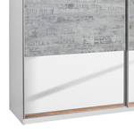 Schwebetürenschrank Sumatra II Grau - Holzwerkstoff - 136 x 223 x 69 cm