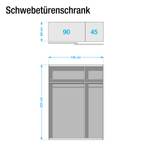 Schwebetürenschrank Sumatra I Breite: 136 cm