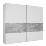 Zweefdeurkast Sumatra I Grijs - Plaatmateriaal - 136 x 223 x 69 cm