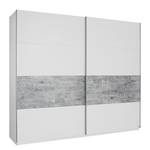 Zweefdeurkast Sumatra I Grijs - Plaatmateriaal - 181 x 223 x 69 cm