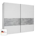 Zweefdeurkast Sumatra I Grijs - Plaatmateriaal - 181 x 223 x 69 cm