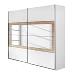 Armoire à portes coulissantes Tarragona Blanc alpin / Imitation chêne de San Remo - Largeur : 181 cm