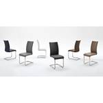 Chaises Marco (lot de 2) Imitation cuir - Cappuccino