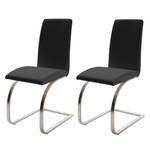 Chaises cantilever Maui (lot de 2) Noir