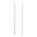 Éclairage latéral pour armoire portes battantes - Lot de 2 - Blanc alpin - Hauteur : 222 cm