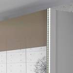 Éclairage latéral pour armoire portes battantes - Lot de 2 - Graphite - Hauteur : 222 cm
