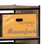 Serveerwagen Cupcake Factory massief mangohout - gelakt/gwaxt
