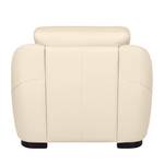 Fauteuil Alzira beige echt leer