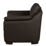 Fauteuil Alzira donkerbruin echt leer