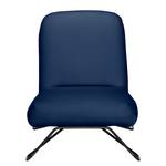 Fauteuil Amaroo structuurstof - Donkerblauw