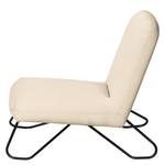 Fauteuil Amaroo Tissu structuré - Ecru