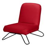 Fauteuil Amaroo Tissu structuré - Rouge