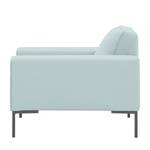 Fauteuil Ampio Tissu Tissu Floreana : Vert menthe - Gris