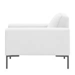 Fauteuil Ampio Tissu Tissu Floreana : Blanc - Gris