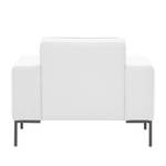 Fauteuil Ampio Tissu Tissu Floreana : Blanc - Gris