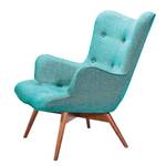 Fauteuil Angels Wings Rhythm structuurstof - Turquoise