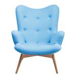 Fauteuil Angels Wings Blue Bleu - Textile - 70 x 92 x 80 cm