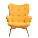 Fauteuil Angels Wings Yellow Geel - Textiel - 70 x 92 x 80 cm