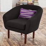 Fauteuil Anna I Tissu - Marron gris