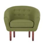 Fauteuil Anna I Tissu - Vert olive