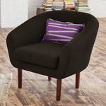 Fauteuil Anna I Tissu - Poivre