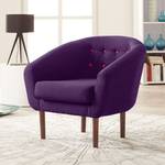 Fauteuil Anna I Tissu - Mauve