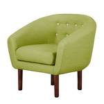 Fauteuil Anna Tissu - Tissu Meda : Vert olive