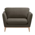 Fauteuil Argoon geweven stof - Bruingrijs