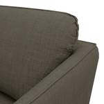 Fauteuil Argoon geweven stof - Bruingrijs