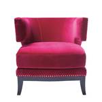 Fauteuil Art Deco Velours fuschia