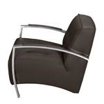 Fauteuil Gifford I Cuir véritable - Mocca