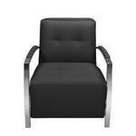 Fauteuil Gifford I Cuir véritable - Noir