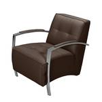 Fauteuil Arya Imitation cuir - Marron café