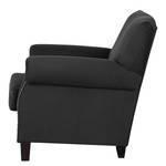 Fauteuil Bardi zwarte microvezel