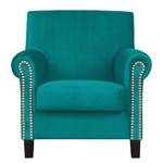 Fauteuil Bardi Microfibre turquoise