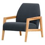 Fauteuil Barlow geweven stof Geweven stof Anda II: Grijs